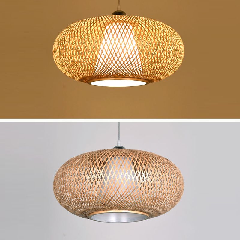 Holzlaternenform Pendelleuchte moderne Style 1 Leichte Hängelampe für Tea Room