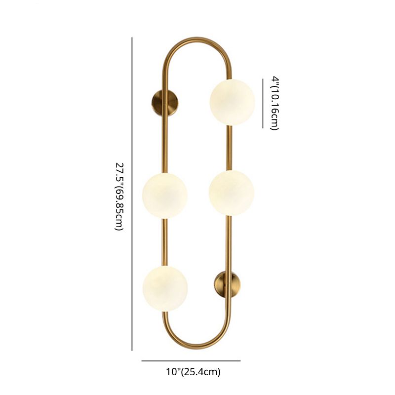Modern Nordic Minimalist Minimalist Stipical Sconce Sconfietti di vetro Pronchi di vetro