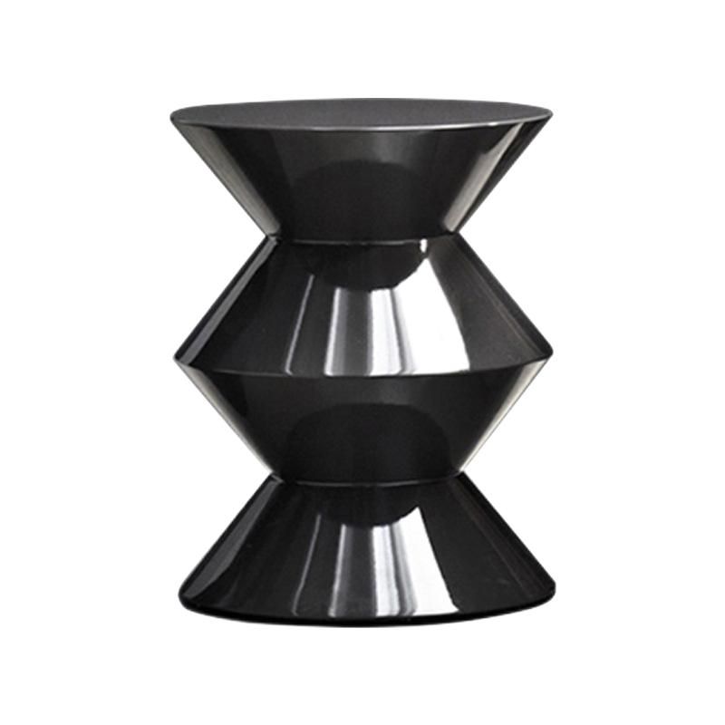 17.75" Tall Mid-century Side End Table Pedestal Round Sofa Side Accent Table