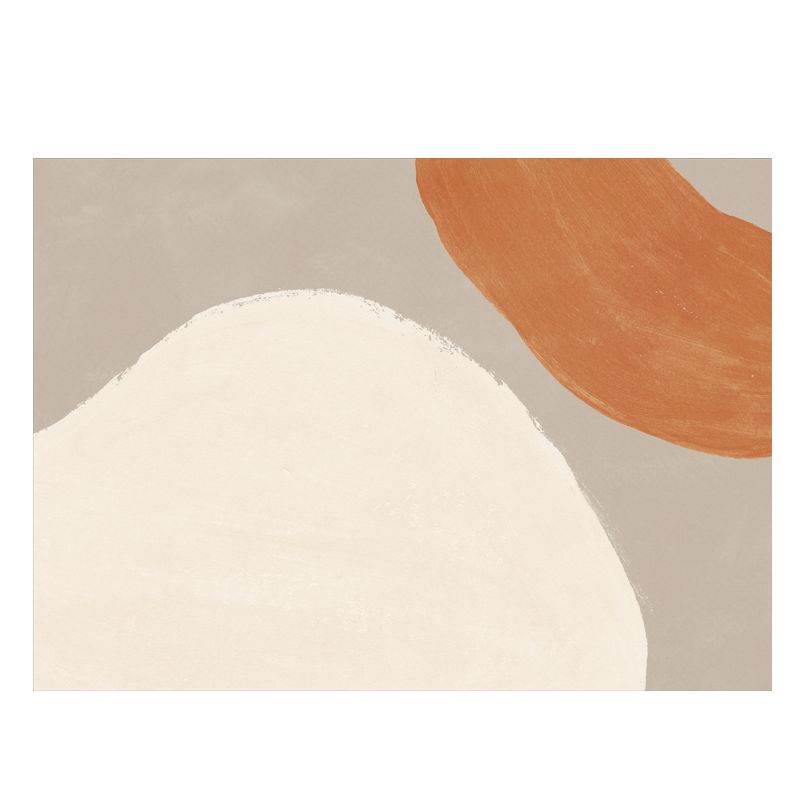 Artistic Contrast Panel Rug Casual PVC Carpet Friendly Washable Area Carpet for Home Decor