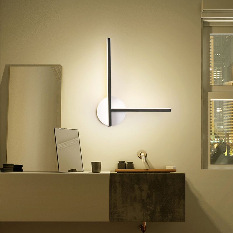 Lineare Form Metall Wandleuchte modern