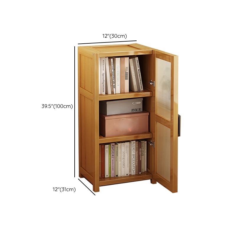 Vertical Engineered Wood Bookshelf Contemporary Closed Back Bookcase