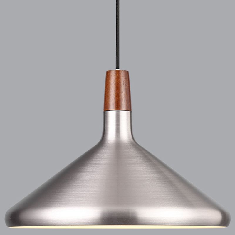 Cone Metal Pendant Ceiling Light Contemporary-Style Pendant Light Kit for Restaurant