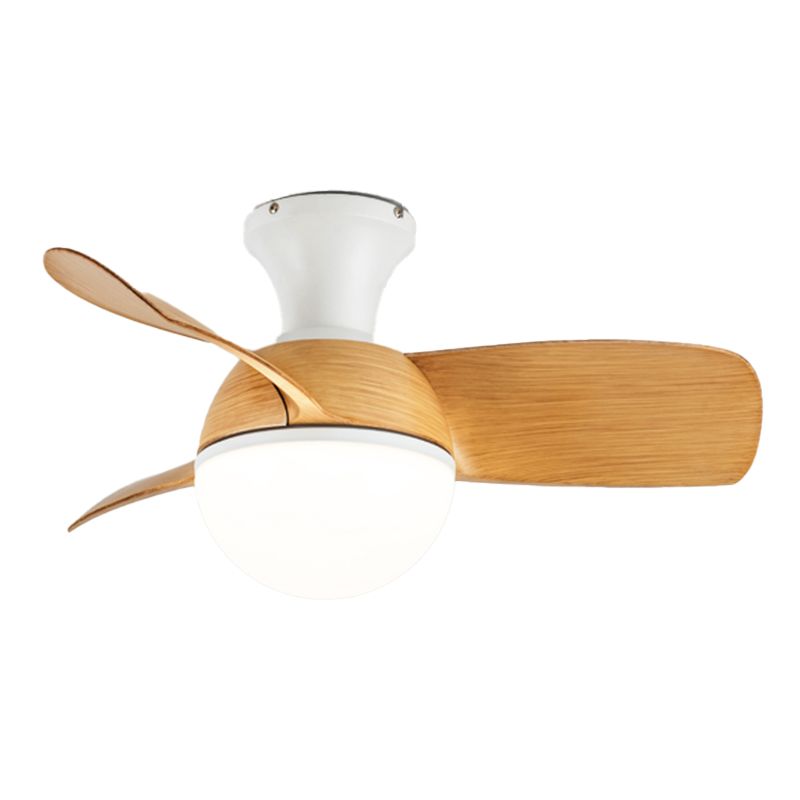 LED Contemporary Fan Ceiling Fixture 1 - Light Metal and Acrylic Ceiling Fan Lighting