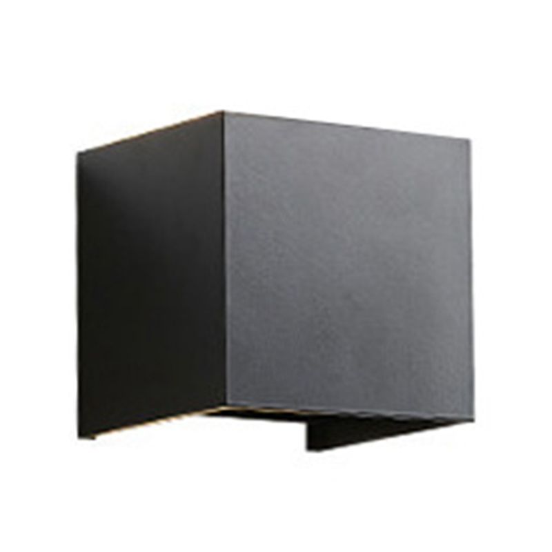 Modernism White/Black 2-Light Wall Mounted Sconce Shaded LED Wall Light