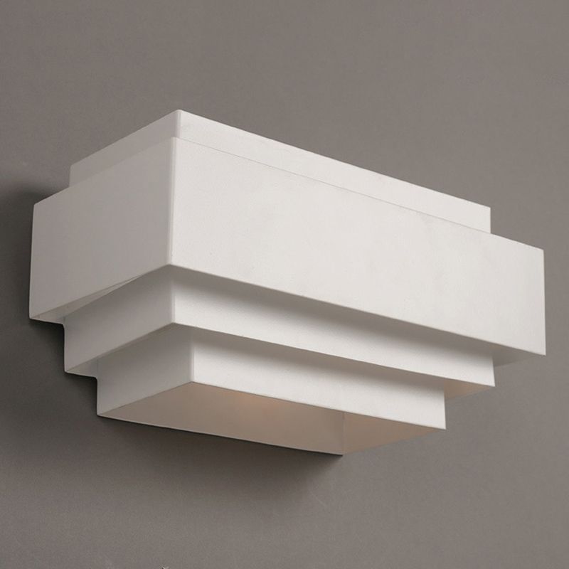 Luces de pared de 2 luces blancas de 2 luces de estilo moderno