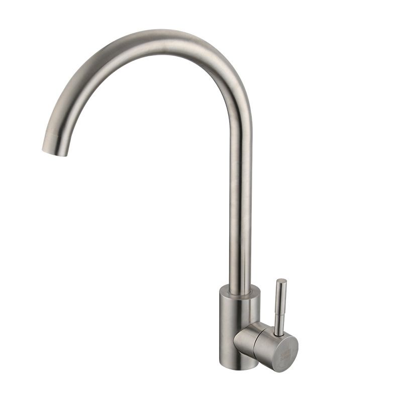 Contemporary Single Handle Kitchen Faucet 1-Hold Water Filler