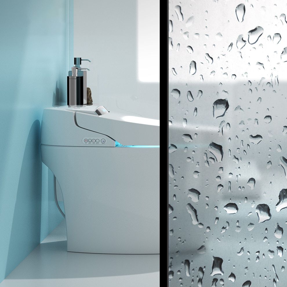 Porcelain Floor Mounted Toilet One-Piece Toilet Modern Toilet Bowl