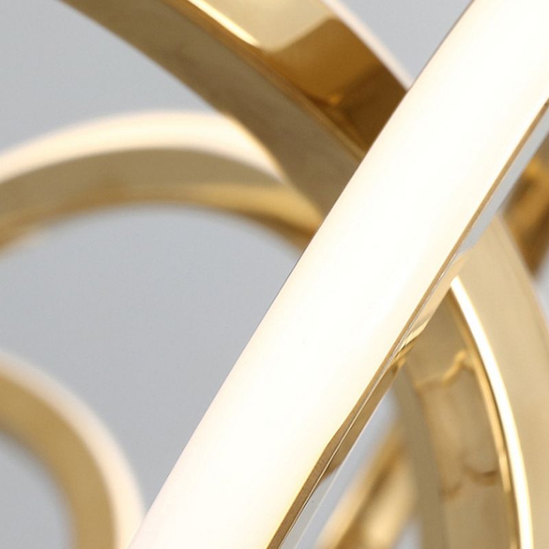 Lámpara lineal lámpara de lámpara de lámpara múltiple LED colgante para dormitorio para dormitorio