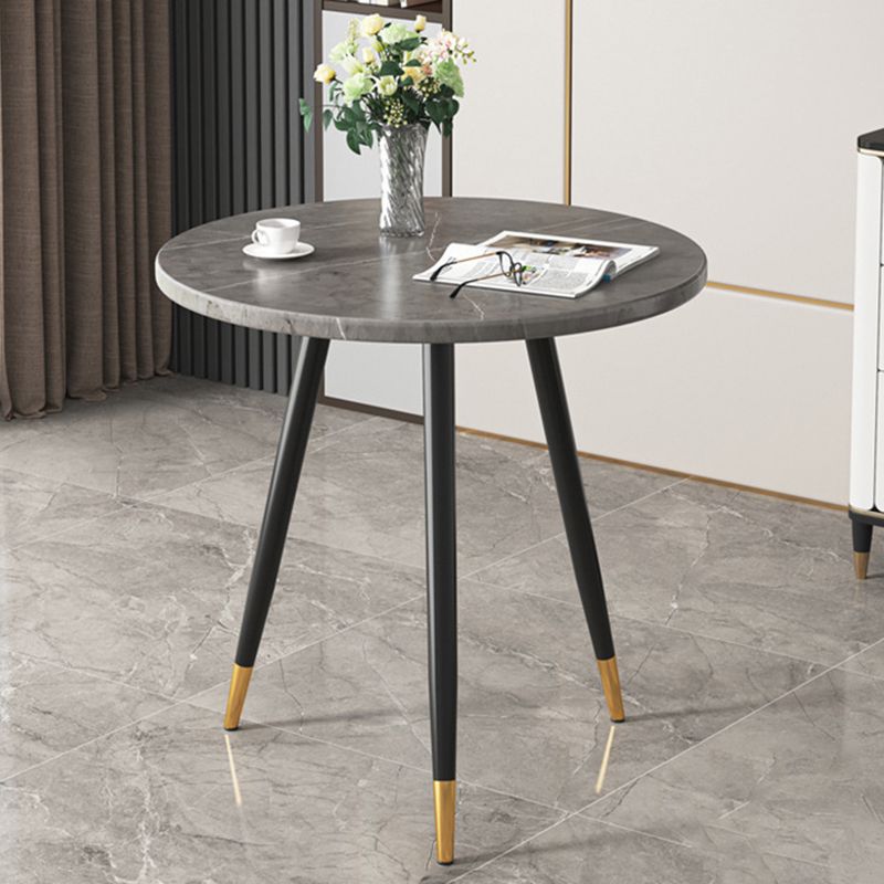 Wood Coffee Table Round Minimalist Coffee Table for Living Room