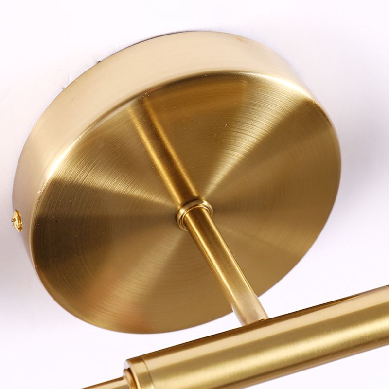 Shaded Wall Lighting Fixture Contemporary Style Metal Bedroom Wall Mounted Light