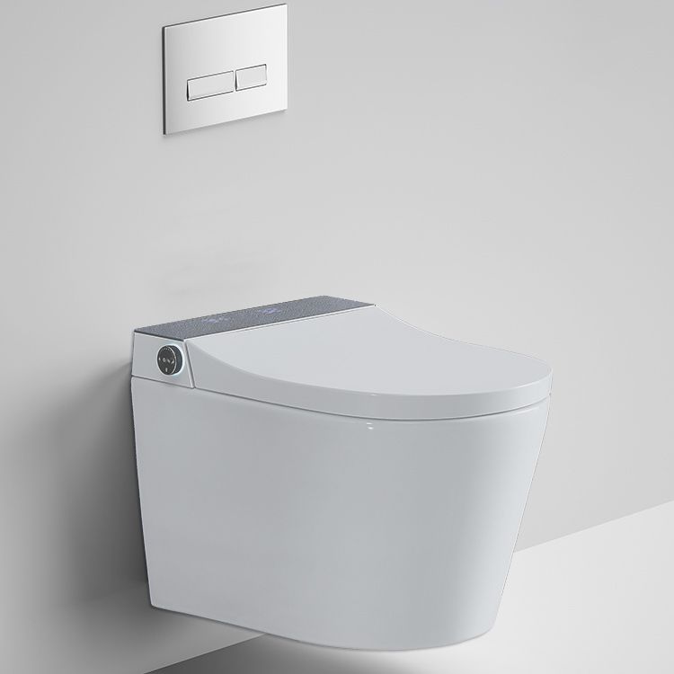 Elongated Wall Hung Toilet Ceramic Smart Toilet with Unlimited Warm Water