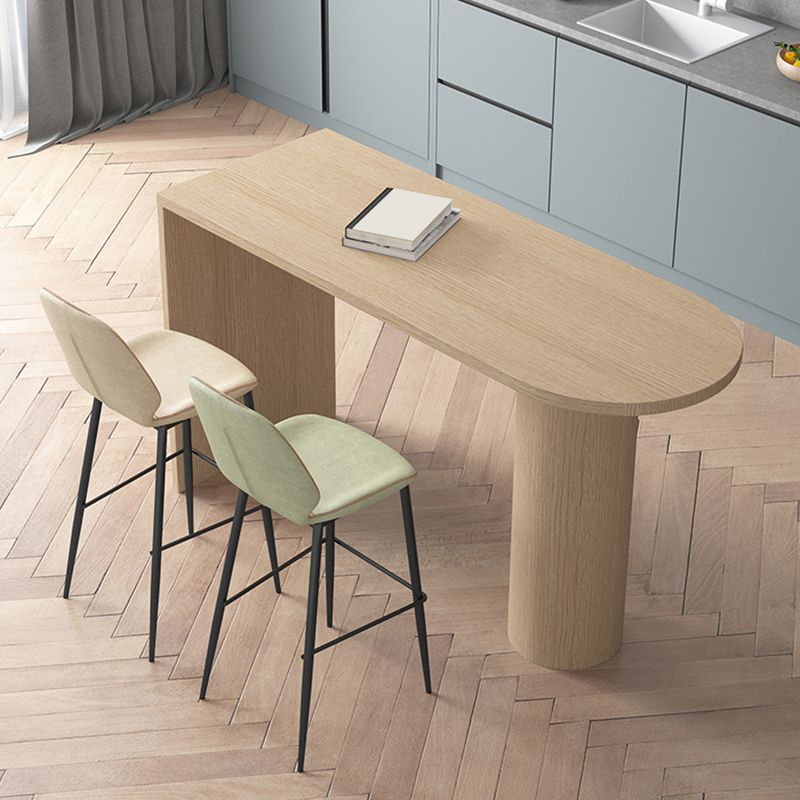 Solid Wood Bar Table Specialty Contemporary Bar Height Pub Table for Indoor