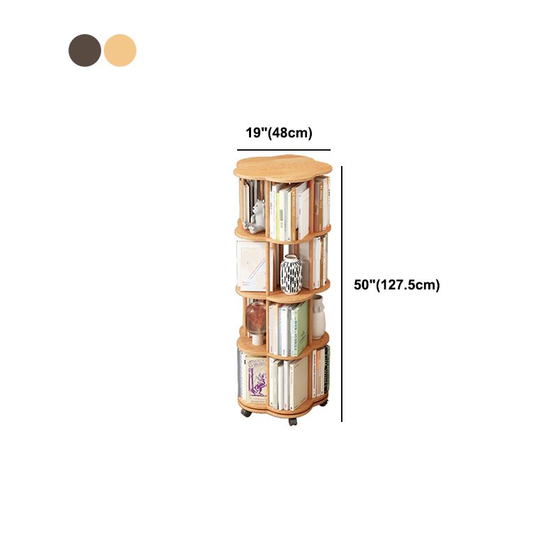 Scandinavian Style Bookshelf Open Back Bookcase for Home and Office Study Room