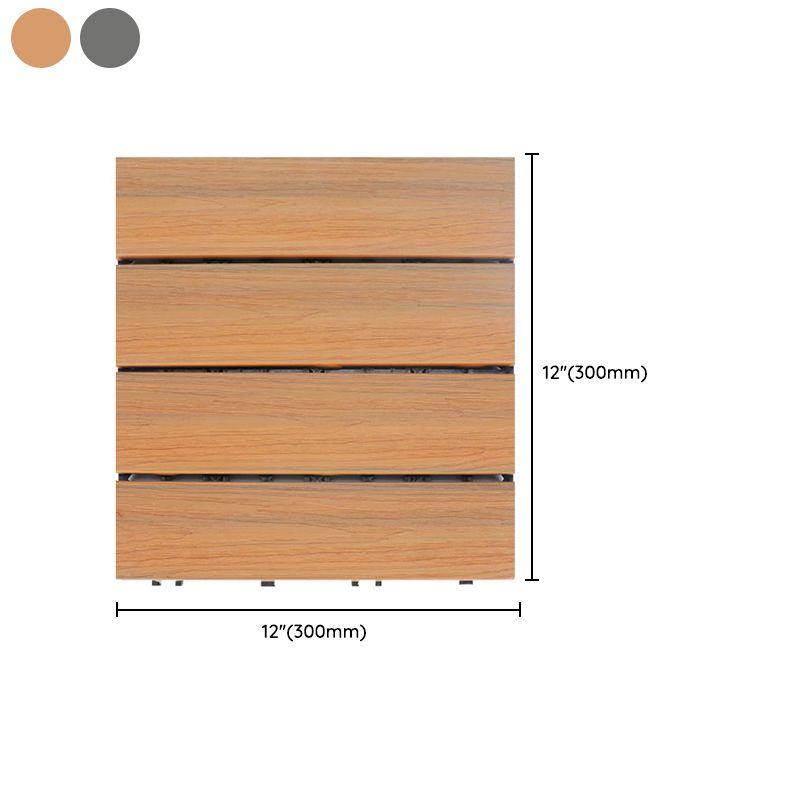 Deck Plank Interlocking Wood Flooring Tiles Garden Outdoor Flooring