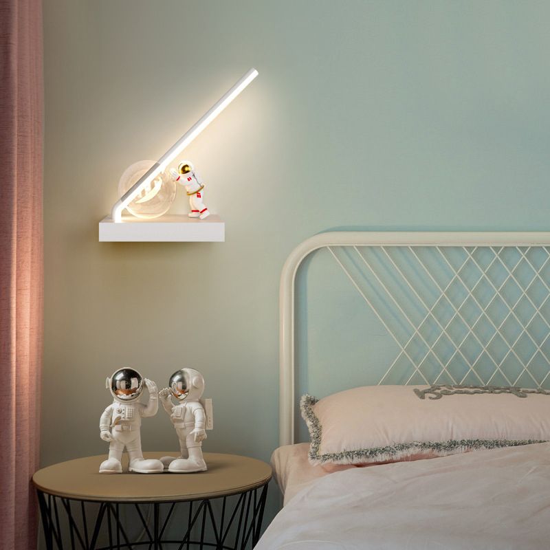 Prontofondo per bambini Sconcetto Creative Astronauta LED Monte Montaggio Luce