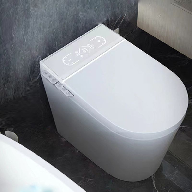 One Piece Toilet Modern Flush Toilet Floor Mounted Siphon Jet ABS Urine Toilet