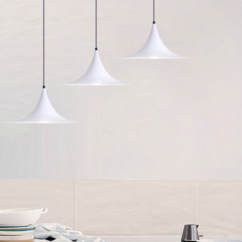 16 "/ 19" W TRYPLET LECLANT LIMPLICITÉ METAL 1 LUMIÈRE LUMIÈRE NOIR / GARY / BLANC LUMINATEUR