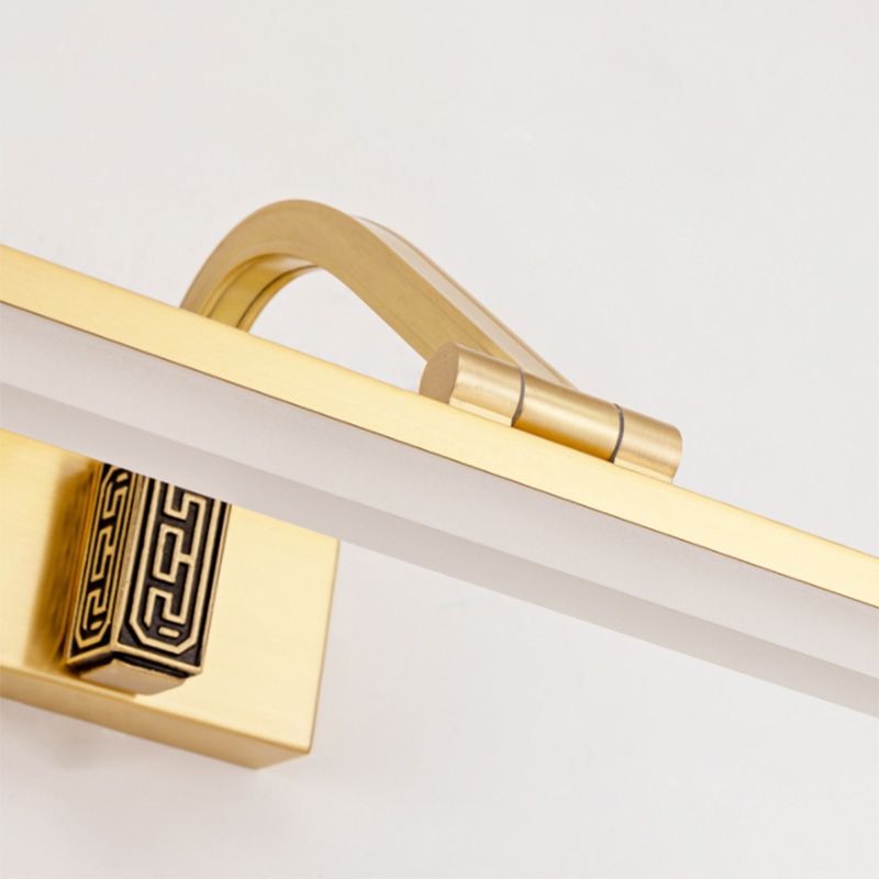 Contemporary Minimalist Vanity Light Fixtures with Glass Shade for Bathroom Washing Room