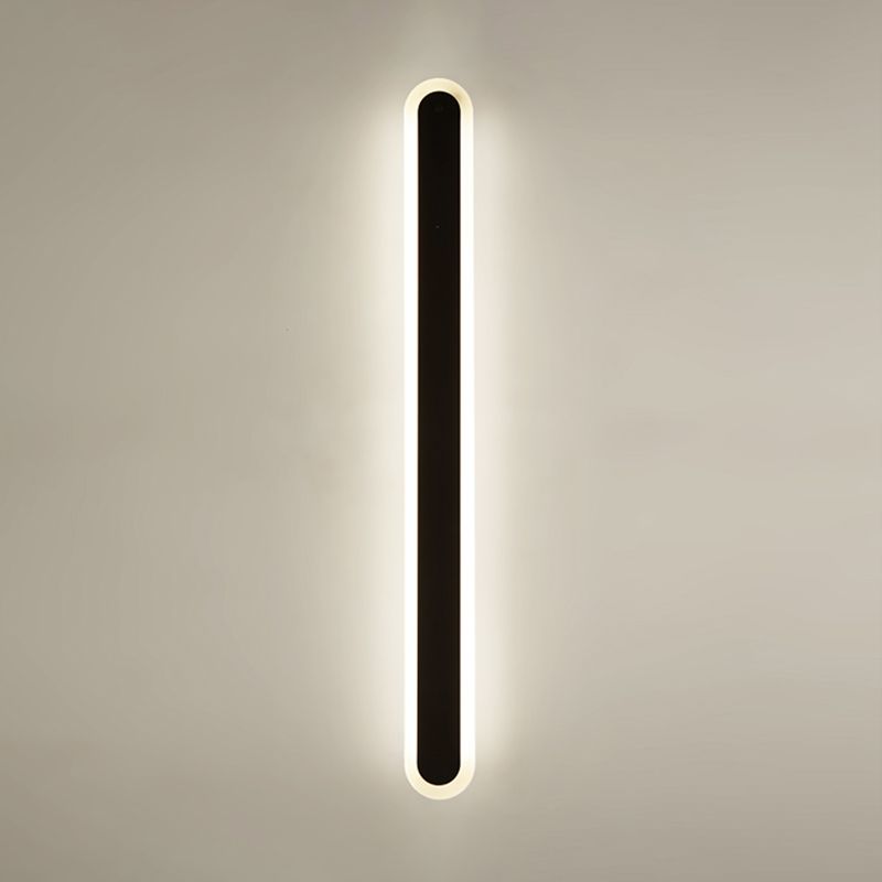 1-Light Black Minimalisme Appareils luminaires