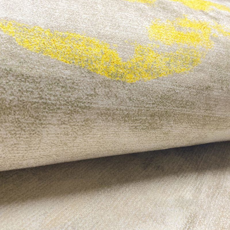 Olden Area Carpet Rectangle Polyster Ombre Pattern Area Rug Bedroom Stain Resistant Carpet