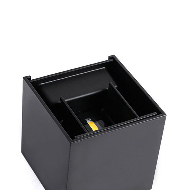 Square Wall Lighting Contemporary Metal 1 Light Wall Sconces