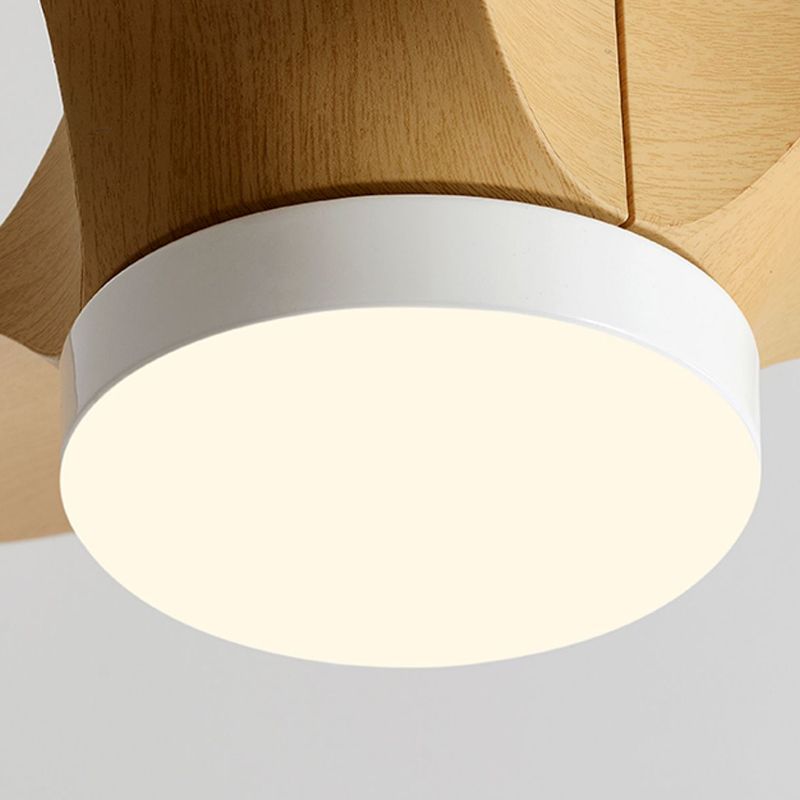 Metal Fan Shape Ceiling Fan Kid Style Single-Light Ceiling Fans Fixtures