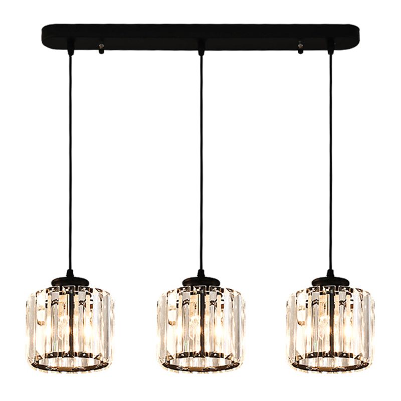 Modern Style Geometry Shape Hanging Lights Crystal Hanging Light Fixtures