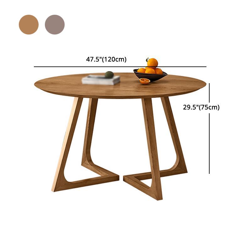 Modern 1/2/3/4/5 Pieces Dining Set Solid Wood Round Dining Furniture Set /Separate Items