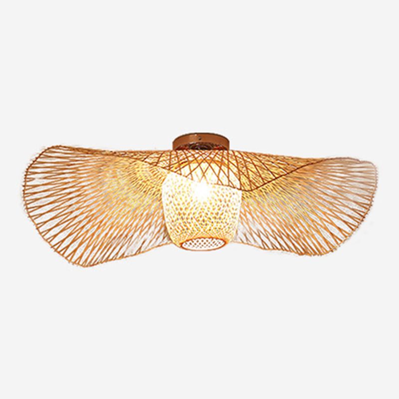 Lámpara semiincorporada distorsionada 1 lámpara Ratán lámpara incorporada China