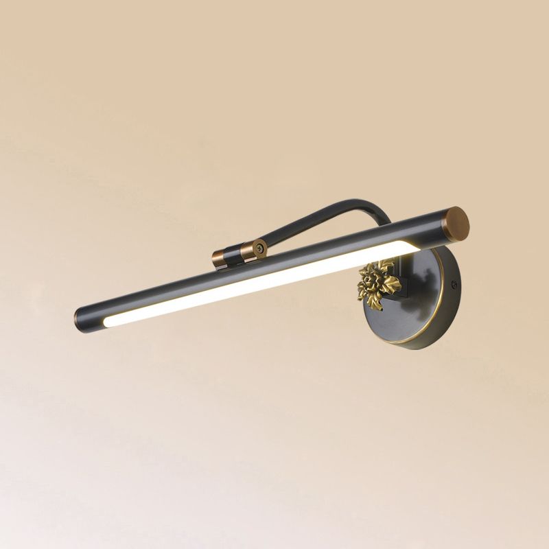 Adjustable Tube Bath Vanity Mirror Light Vintage Metal LED Wall Mount Light Fixture