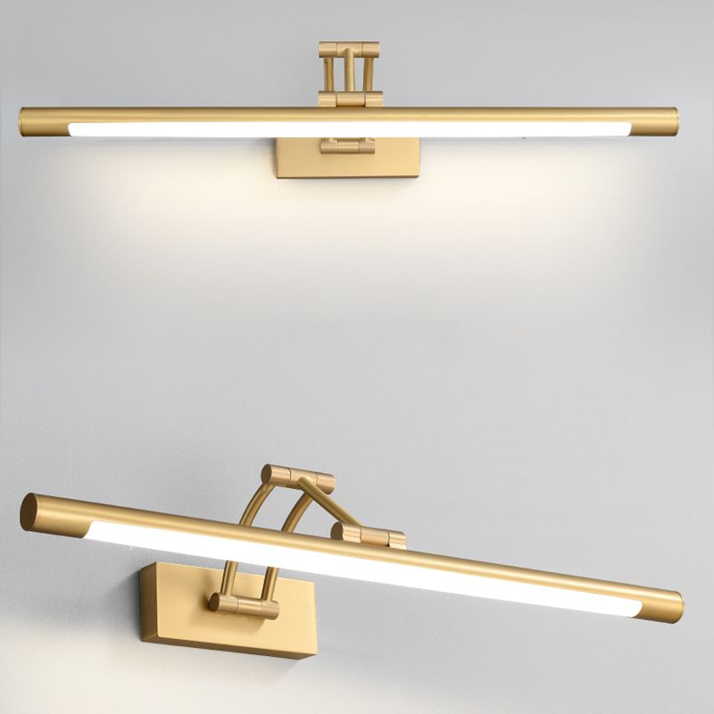 Modern Adjustable Vanity Sconce Lights Acrylic 1-Light Wall Lighting Fixture for Bathroom