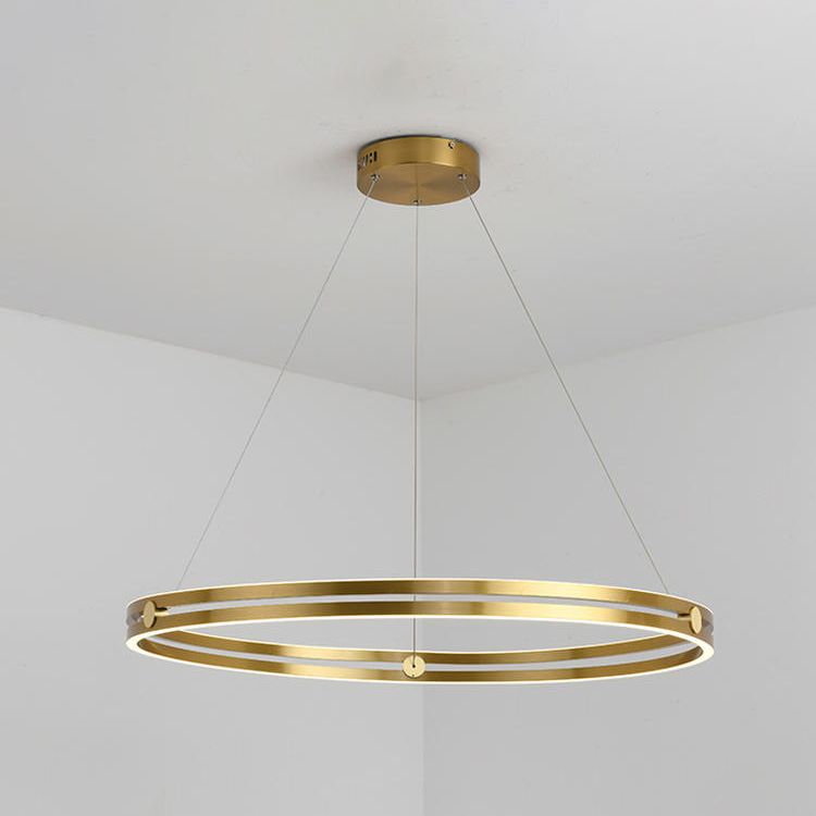 Modern Minimalism LED Pendant Light Silicone Linear Chandelier for Living Room