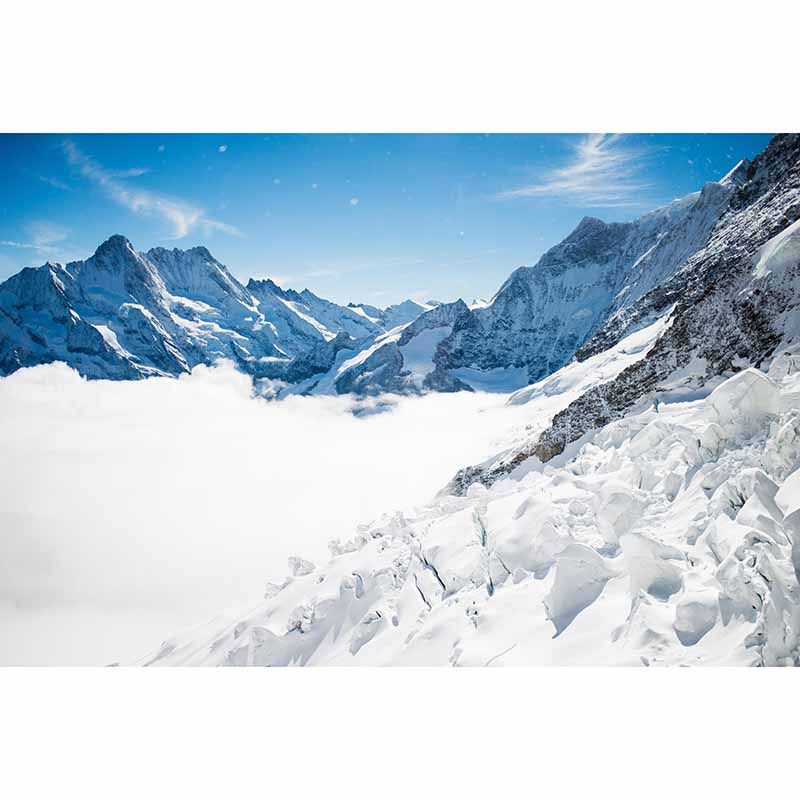 Mildew Resistant Wall Mural Wallpaper Mountain Landscapes Pattern for Home Decor