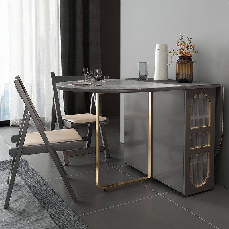 Modern Dining Table Pedestal Base Table ,59.1"L x 31.5"W x 29.5"H