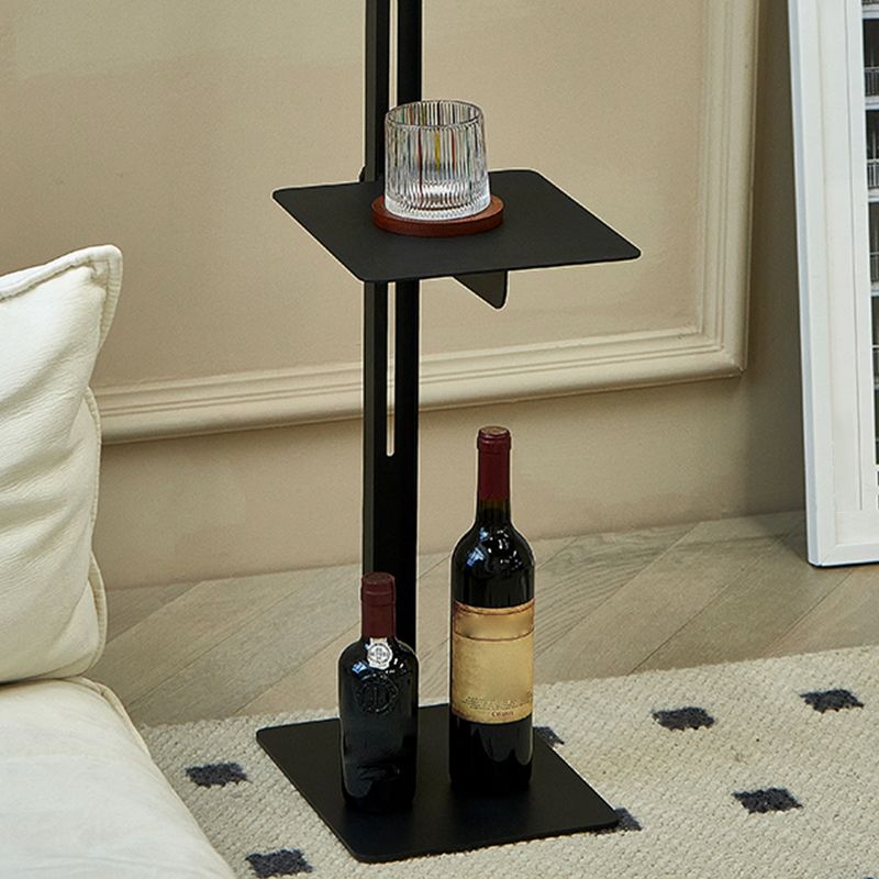 Modern  Adjustict Side End Table in Metal C Side Accent Side Table
