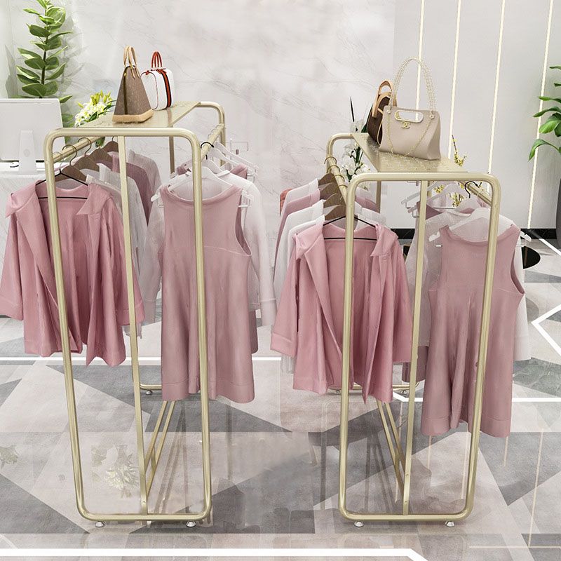 Simple Clothes Hanger Solid Color Metal Coat Rack for Living Room