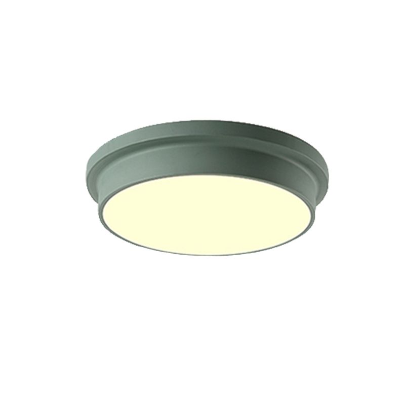 Nordic Macaron Farbige Decke Licht Runde Form Acryl Flushmount Light for Child Bedroom