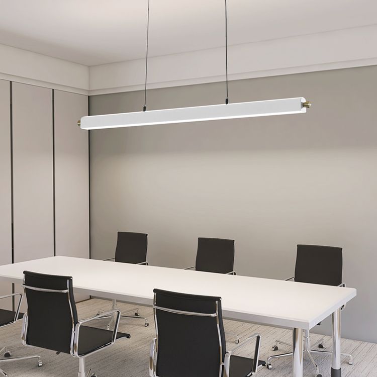 Estilo moderno lineal isla light metal 1 1 de techo colgante de luz