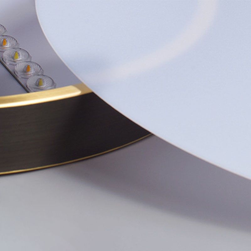 Circular Led Flush Mount Ceiling Light Fixtures Modern Acrylic Flush Mount