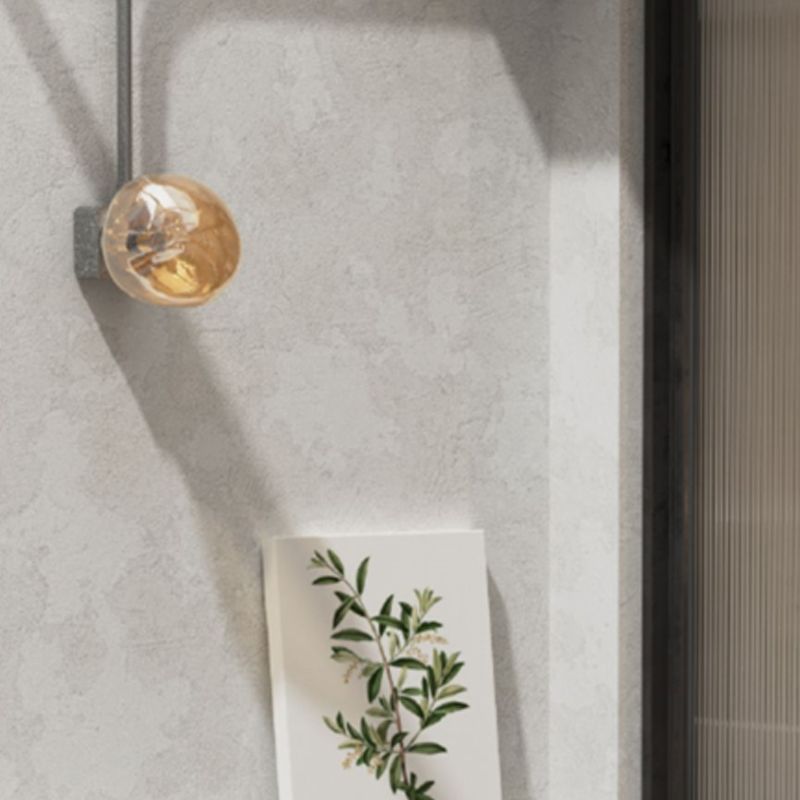 Lámpara de pared de roca minimalista vidrio soplado a mano 1 linda luz de vestíbulo luz