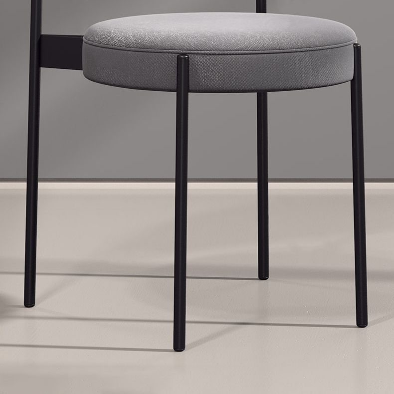 Chaise de salle à manger scandinave en métal