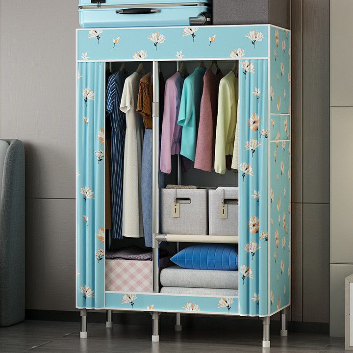 Contemporary Wardrobe Closet with Legs Metal Wardrobe Cabinet