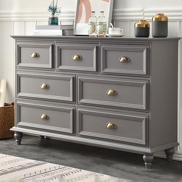 Contemporary 13.7" Wide Storage Chest 6 Soft-Close Drawers Chest