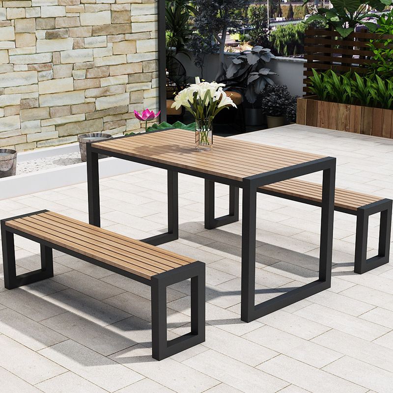 Modern 1/2/3 Pieces Picnic Table Set Reclaimed Wood Dining Picnic Table Set