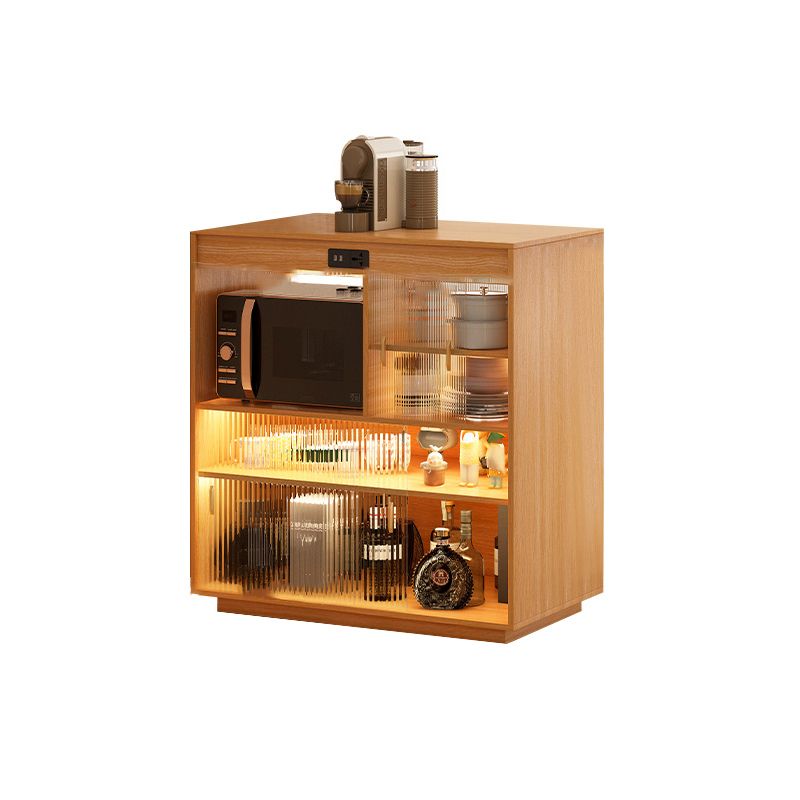 Contemporary Style 1/2 Pieces Stone Specialty Bar Table Set for Living Room