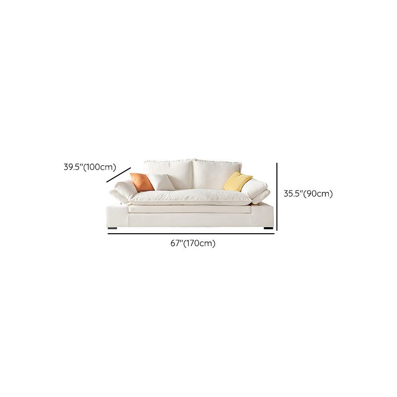 Contemporary Pillow Top Arm Reclining Loveseat Velvet Settee