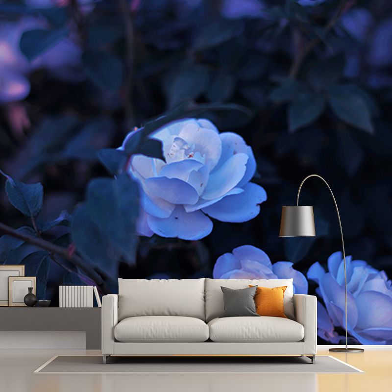 Decorative Wall Mural Wallpaper Elegant Rose Sitting Room Wall Mural