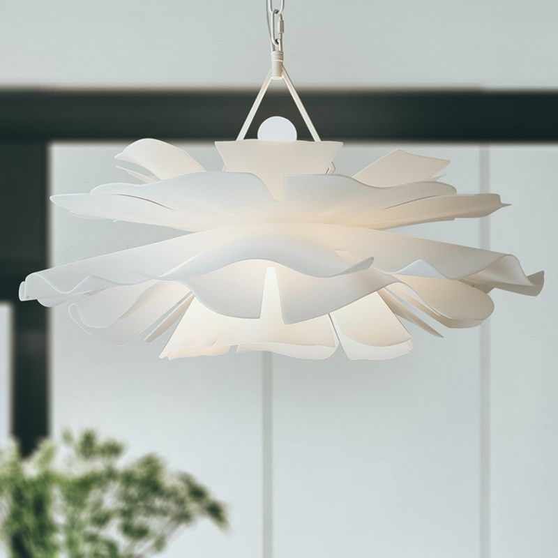 Nordic Style Flower Pendant Ceiling Light Acrylic Up and Down Lighting Hanging Light for Bedroom