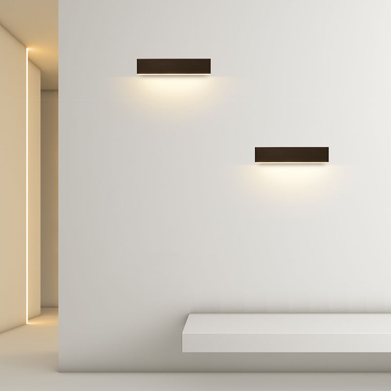 Metal Square Shape Wall Sconce Modern Style 1 Light Wall Light Sconce